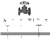 AV 850 Zaporni ventil - Globe Valve - Absperrventil